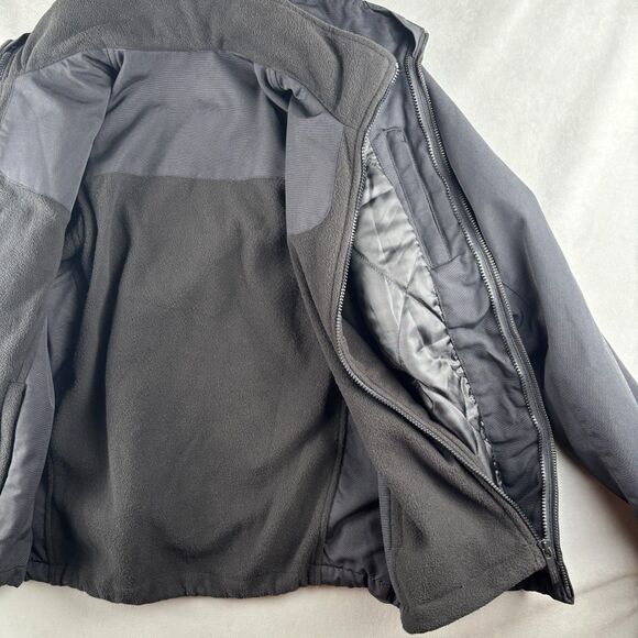 Kenneth Cole Reaction Jacket Men M Black 3-in-1 Fleece Removable Heavy Durable - Picture 9 of 14